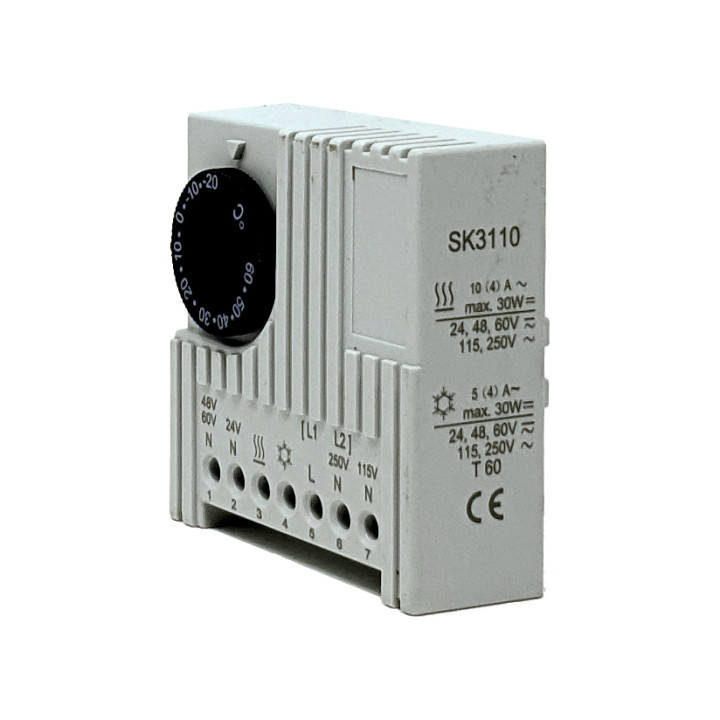 VEXEN TCS-3110A termoregulators ar sensoru 24-250V 16A