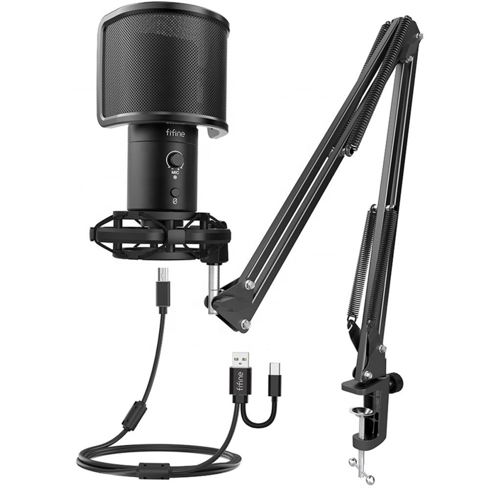 Fifine T683 condenser microphone (black)