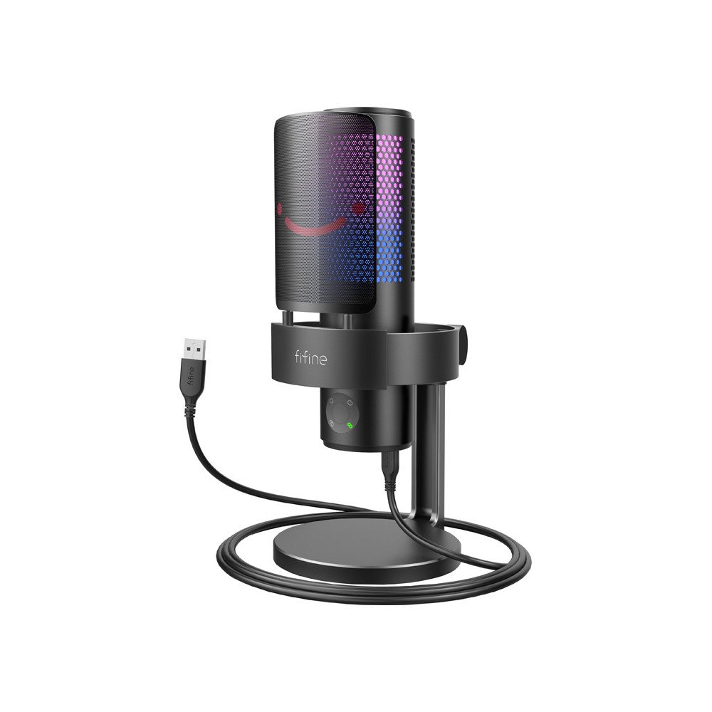 Fifine A9 studio microphone with stand (black)