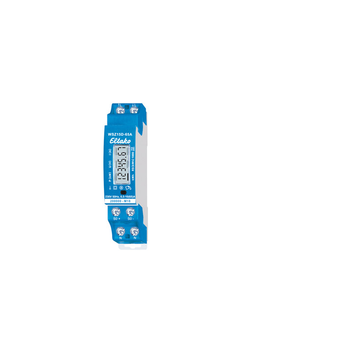 Single-phase energy meter, MID