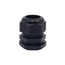 M30 juodo plastiko kabelio sandariklis, IP68, 13-18mm