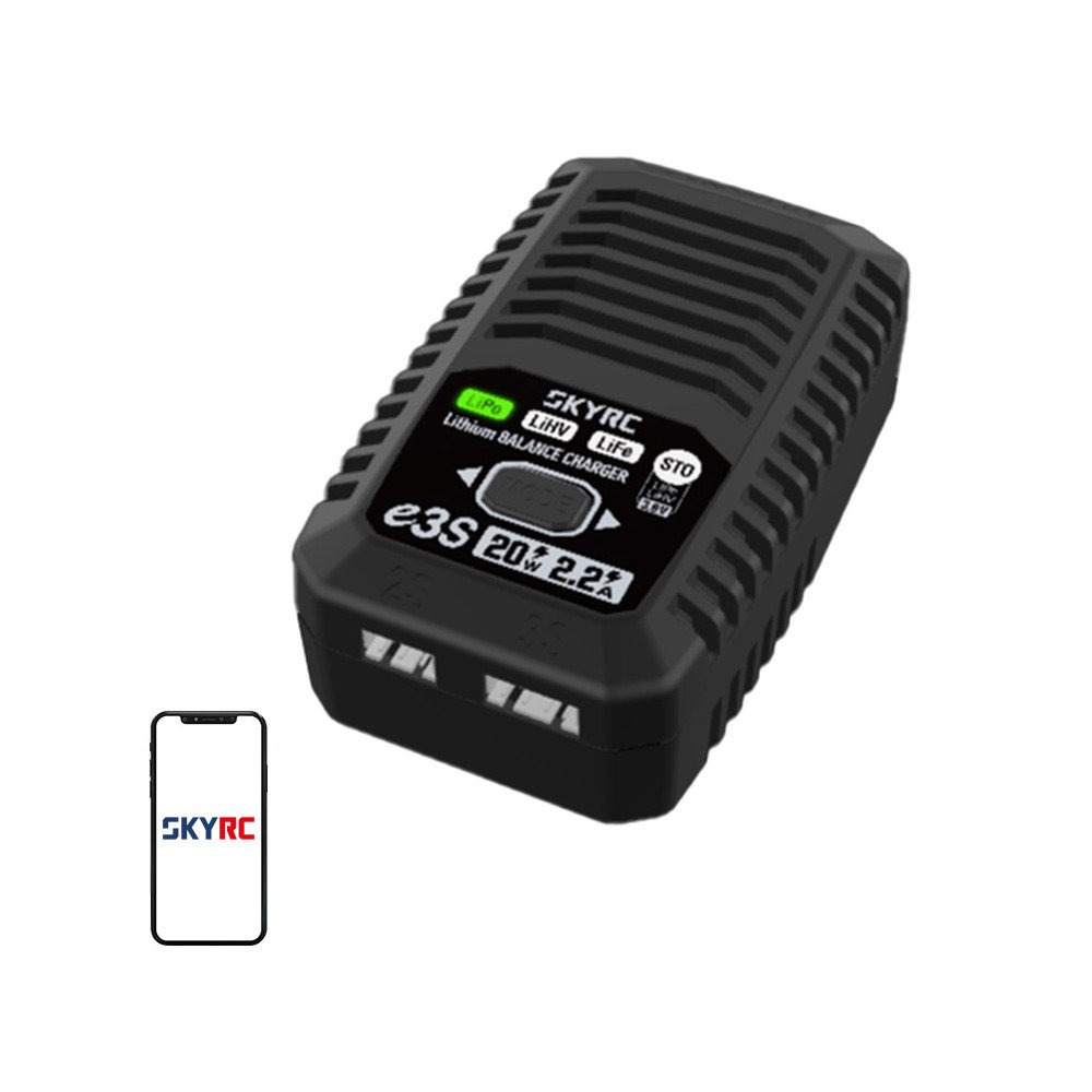 SkyRC e3S 2S/3S laadija