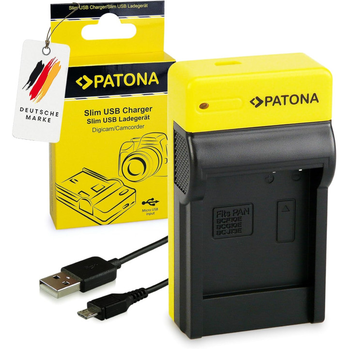 Lādētājs Foto Panasonic DMW-BLF19 slim, USB DMC-GH3