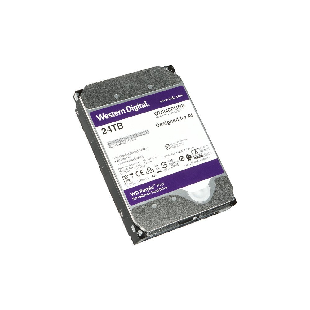 HDD DVR-ile HDD-WD240PURP 24TB 24/7 WESTERN DIGITAL