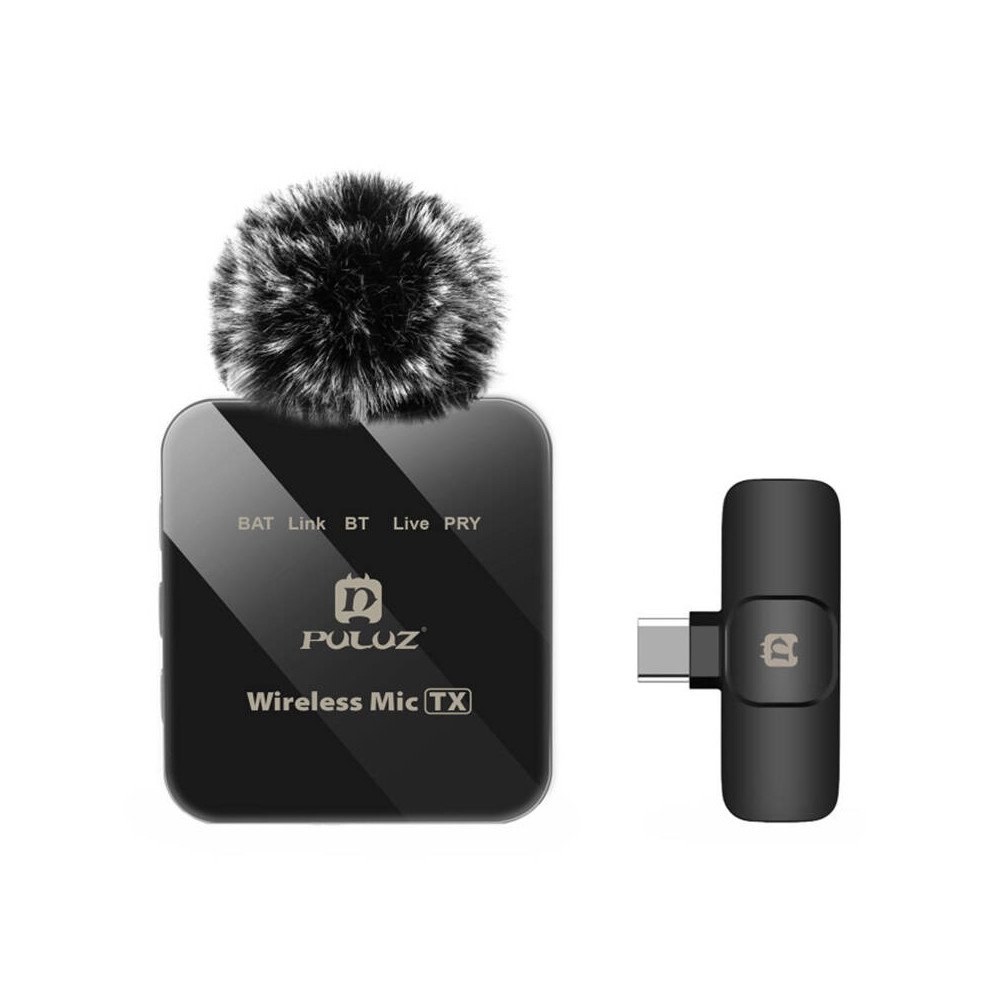 Bezvadu Lavalier mikrofons PULUZ PU648B (USB-C)