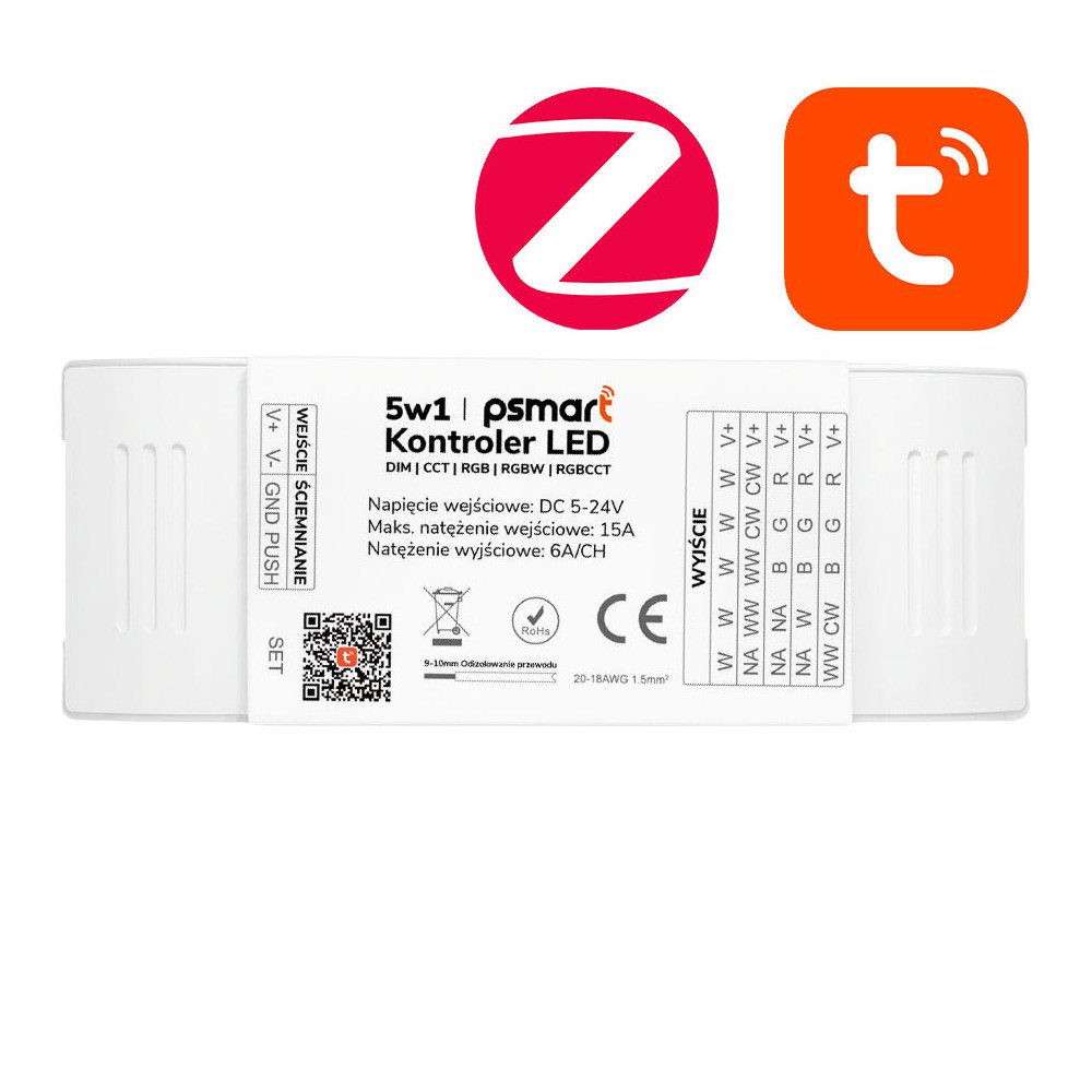 5--1 CCT RGB RGBW RGBCCT 524 , 15 , PX ZigBee Tuya