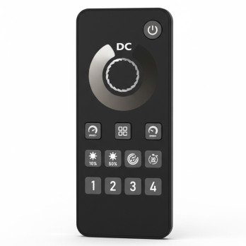 PSMART-kaukosaadin 4 vyohyketta DIM-ohjainnauhoille PX RF 2.4GHz -sarja