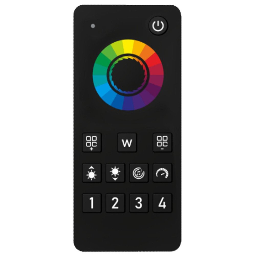 PSMART talvadibas pults 4 zonas RGB kontrolleru sloksnem PX RF 2.4GHz serija