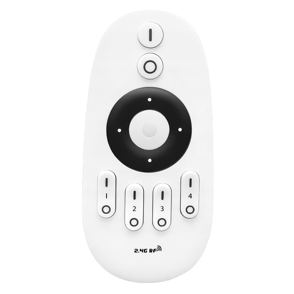 PSMART nuotolinio valdymo pultas 4 zonos, skirtos DIM CCT valdiklio juostoms Baltos PX serijos RF 2,4 GHz