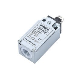LSM102A limit switch 1NO/1NC in metal housing IP65 with metal roller plunger