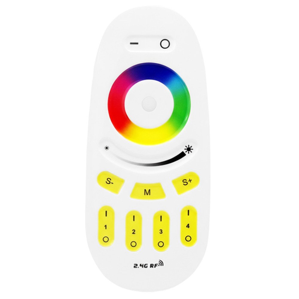 PSMART-kaukosaadin 4 vyohyketta RGB-ohjainnauhoille Valkoinen PX RF 2,4 GHz -sarja
