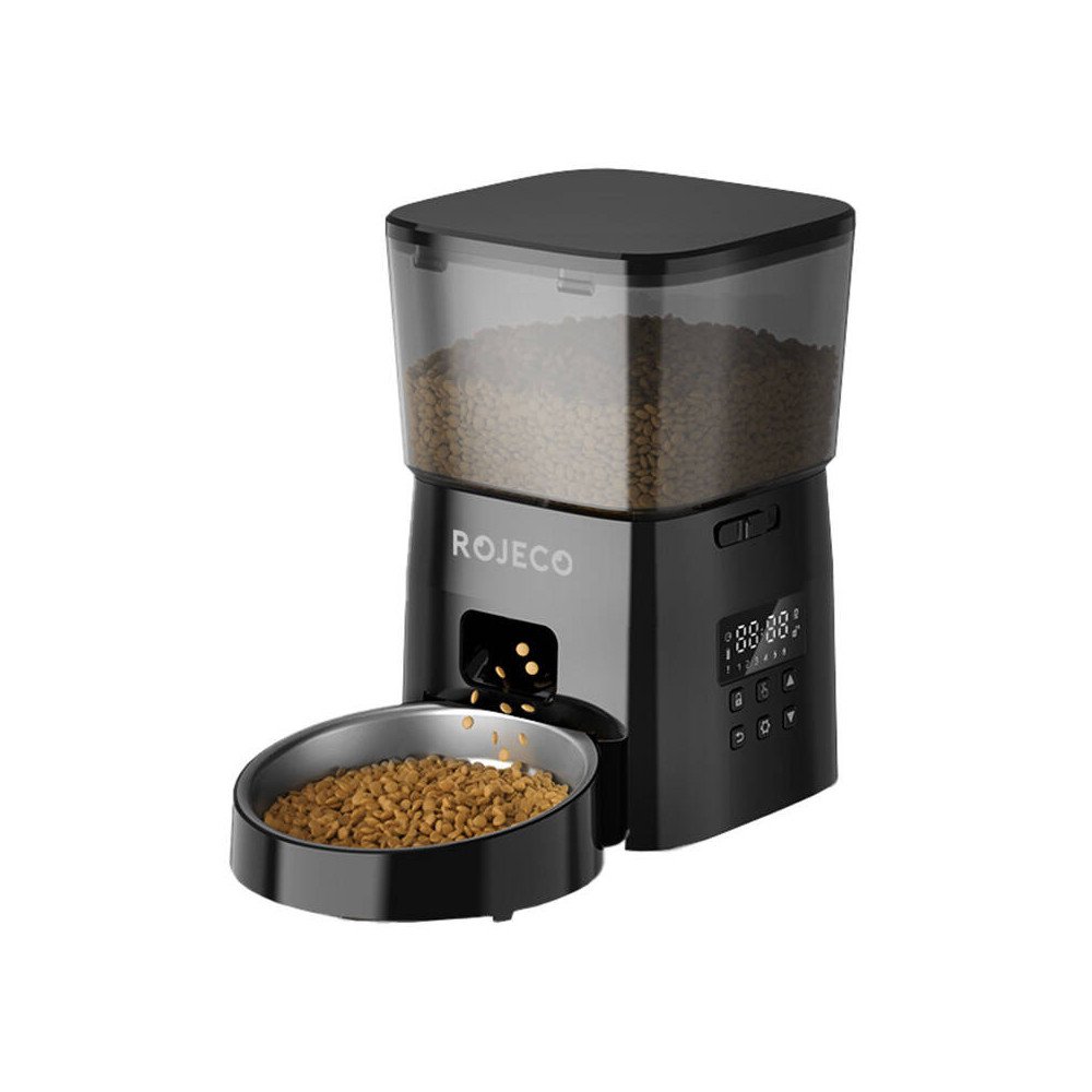 Rojeco 2L Automatic Pet Feeder Button Version