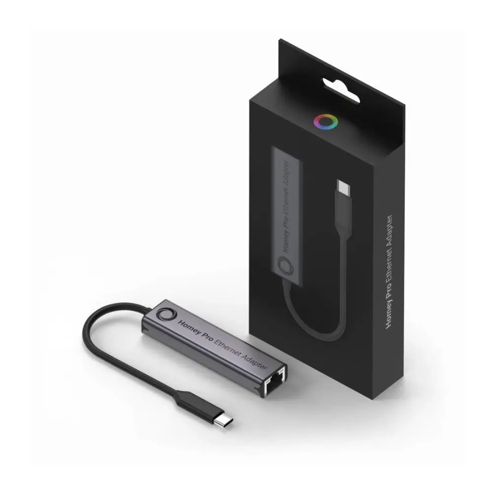 Homey Pro Etherneti adapter (lisatarvik Homey Pro jaoturile)