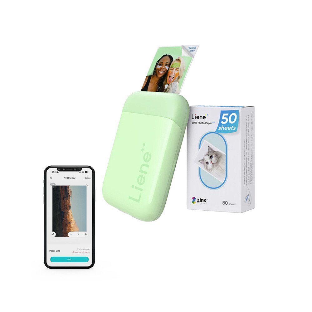 Liene Pearl 2x3" Portable Photo Printer (Green)