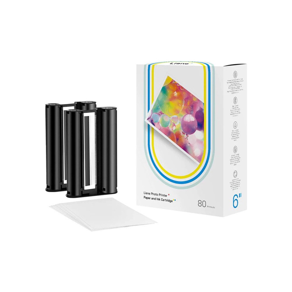 Liene Amber spausdintuvo popierius, 4x6", 80 lapu