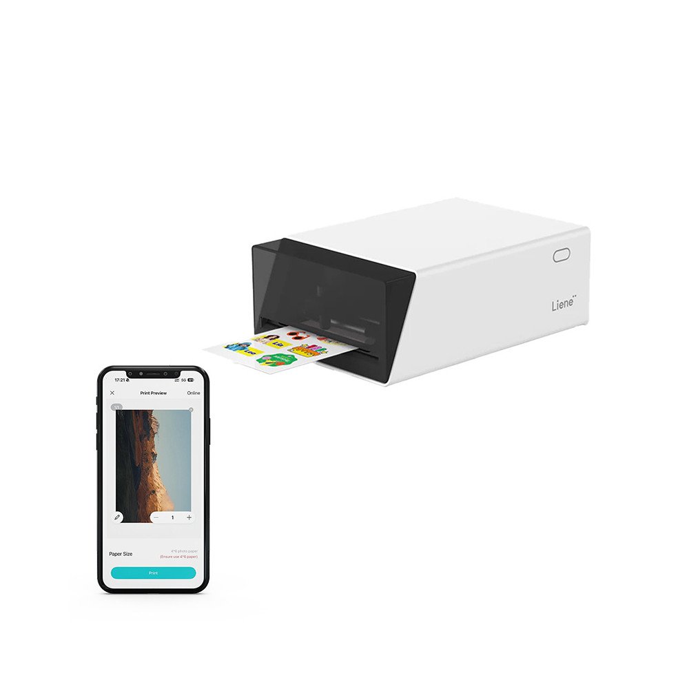 Liene Pix Cut 2-in-1 portativais fotoprinteris