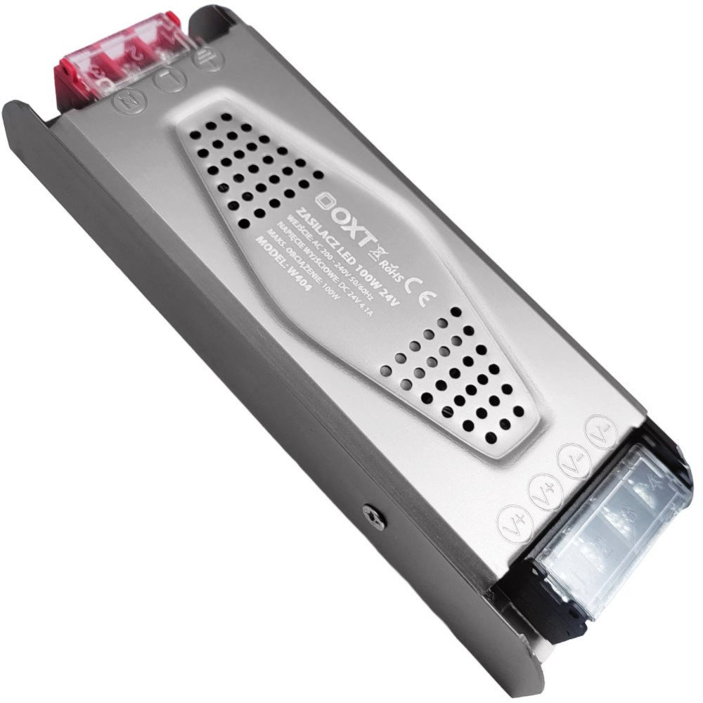 OXT LED VIRTALAHDE 24V 100W 4.1A ASENNUS SLIM PRO