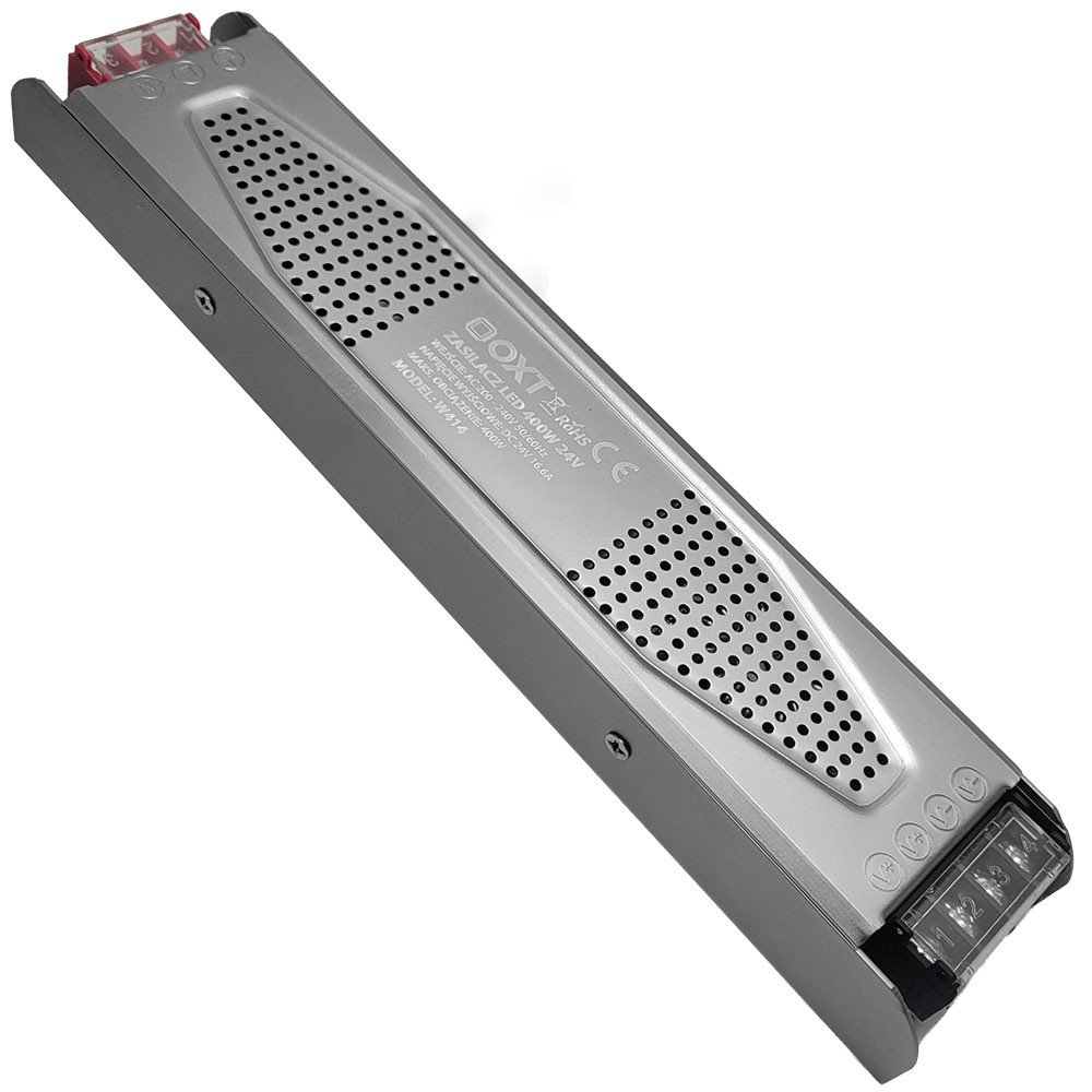24V 400W Slim IP20 PRO LED barosanas avots