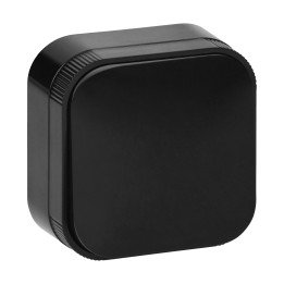 Surface-mounted three-way switch ToDo IP20, 10A, 230V AC, black