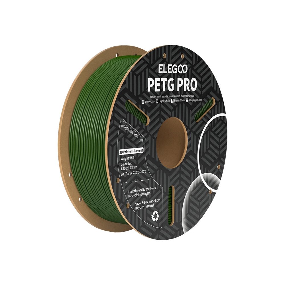 ELEGOO PETG Pro filament (oliiviroheline)