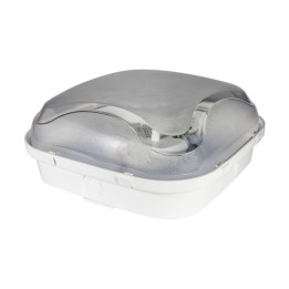 Lamp housing PANDA Karo LED 13W white ring,transpa