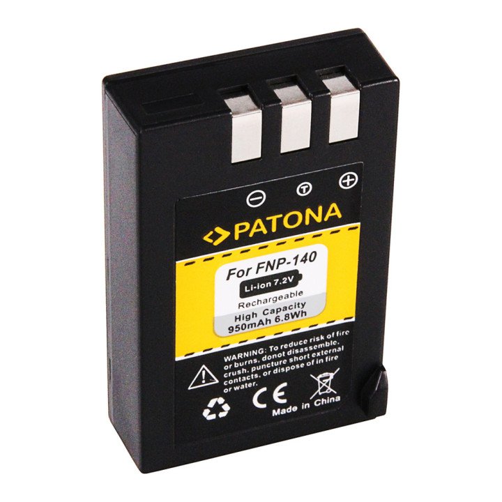 Fuji NP-140 950mAh Li-Ion akumulators