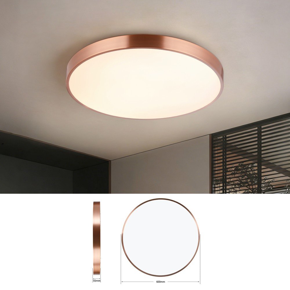 Immax NEO LITE SEMPLICI Smart kattovalaisin 60cm 60W 4500lm Tuya WiFi BEACON kupari