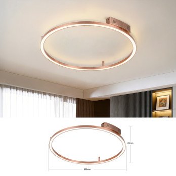 Immax NEO FINO lubinis (sieninis) sviestuvas 80cm, 55W, 4285lm Tuya Zigbee 3,0 su pulteliu. Vario spalva.