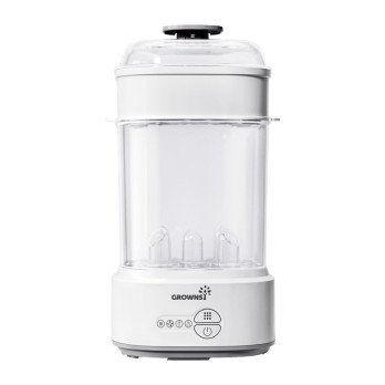 Grownsy bottle sterilizer with dryer (gray)