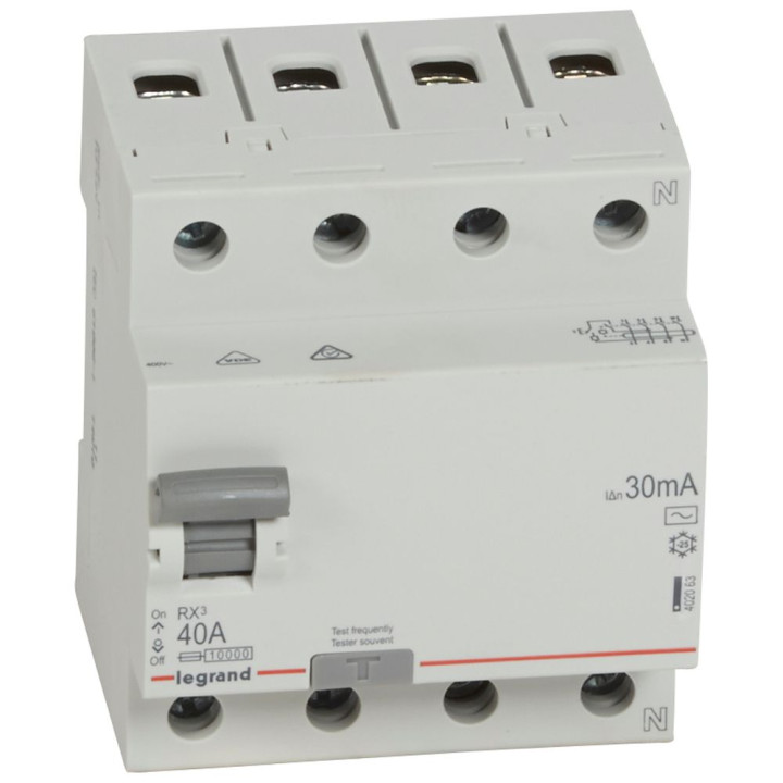 Legrand RX УЗО 4П 40А 30мА