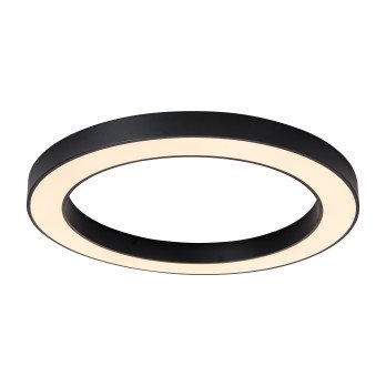 Immax NEO PASTEL SLIM Smart ceiling light 95x7cm 68W black Zigbee 3.0
