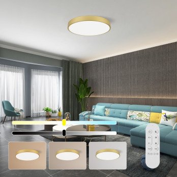 Immax NEO LITE SEMPLICI Smart lubinis sviestuvas auksinis 60cm 60W 4500lm Tuya WiFi BEACON