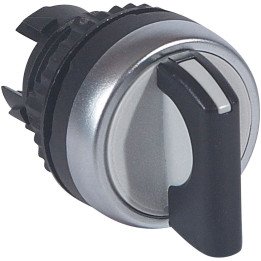 Osmoz non illuminated std handle selector switch - 2 stay-put positions - black