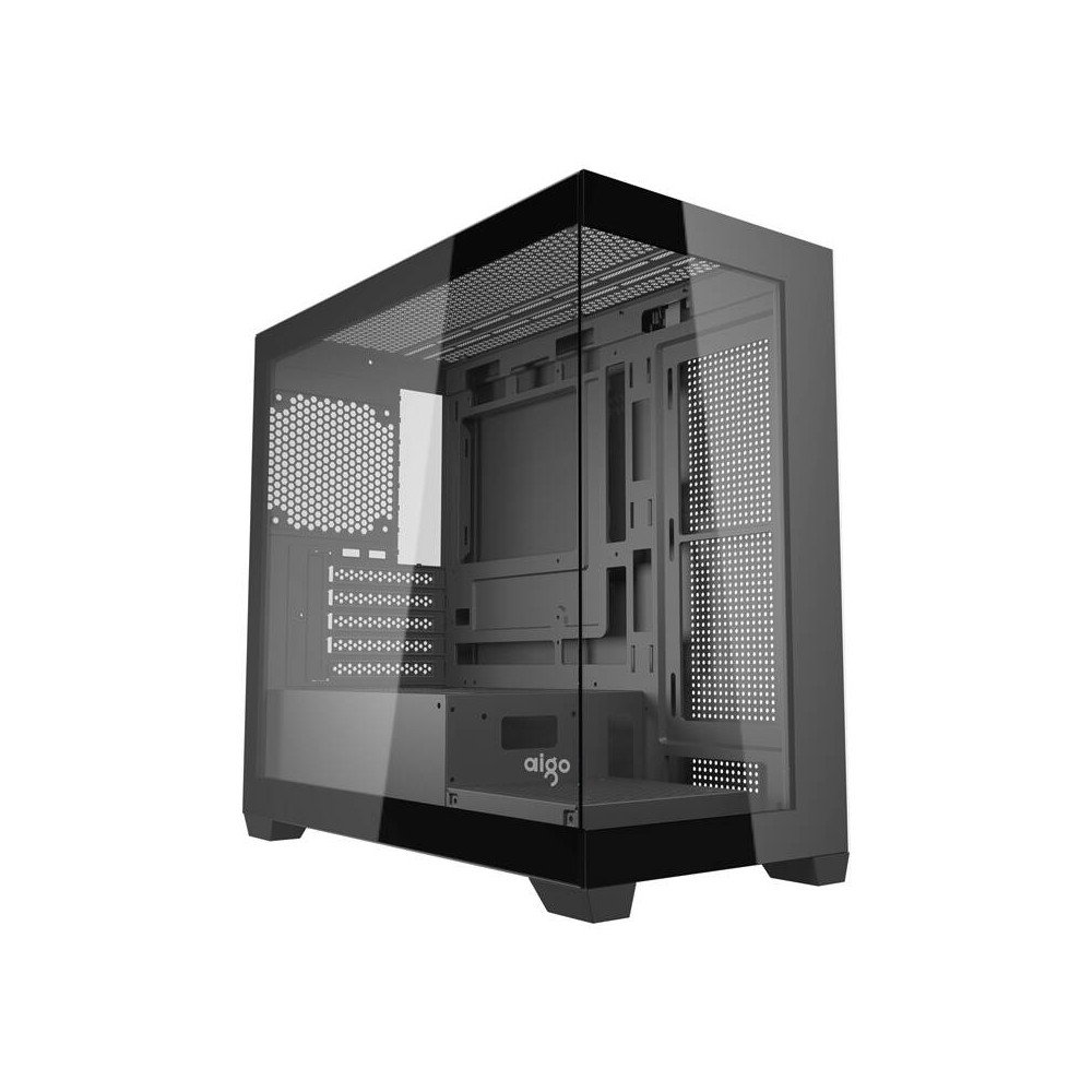 Darkflash C218M arvutikorpus + 6 ARGB ventilaatorit (must)