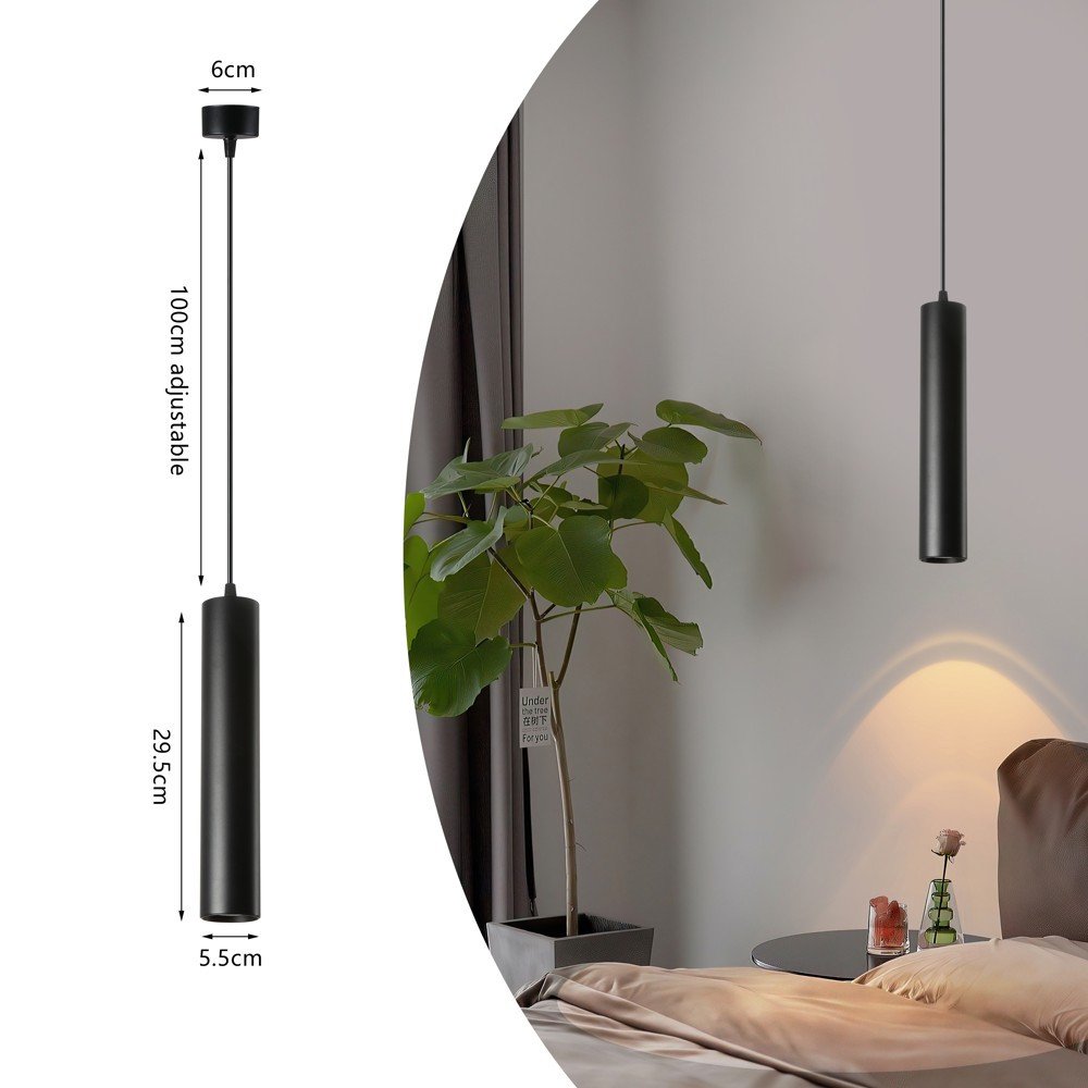 Immax PUNTO-Z1 pendant spotlight black GU10