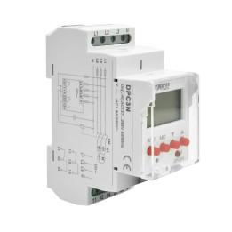 DPC3N 3 fazių skaitmeninės įtampos valdymo relė 2CO 10A AC230V