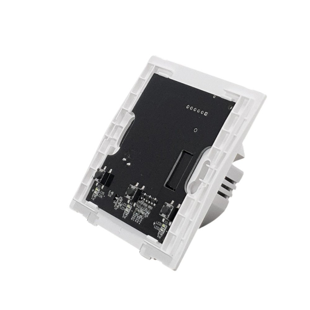 SmartWise B63 UNI Zigbee 3.0 + RF, 3-osainen alykas seinakytkin yleisjohdolla ja fyysisella painikkeella, ILMAN ETUPANEELIA