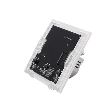 SmartWise B63 UNI Zigbee 3.0 + RF, 3 daliu ismanusis sieninis jungiklis su universaliu laidu ir fiziniu mygtuku, BE PRIEKINES SK