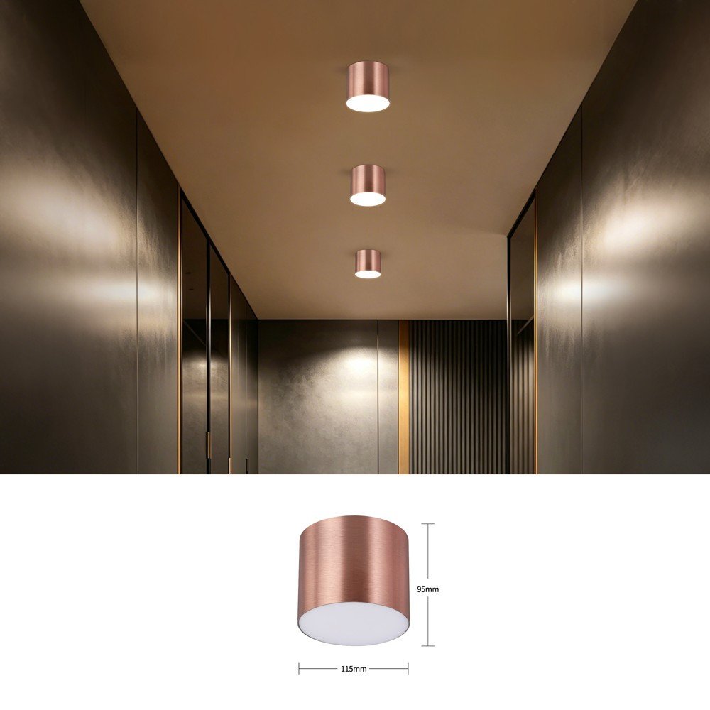 Immax NEO LITE RONDATES Smart Ceiling. Luminaire 11,5cm 18W 1458lm Tuya WiFi support BEACON copper