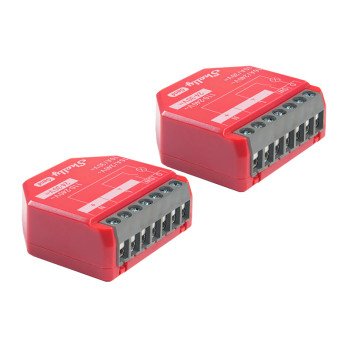 2 Shelly 1PM Gen4 Zigbee/Matter -ohjaimen sarja