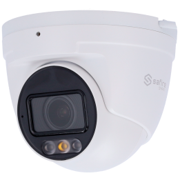 IP-камера SAFIRE SMART SF-IPT511ZA-8E1-DL типа "купол", 8MP, с двойным освещением, PoE, Wi-Fi, IP67
