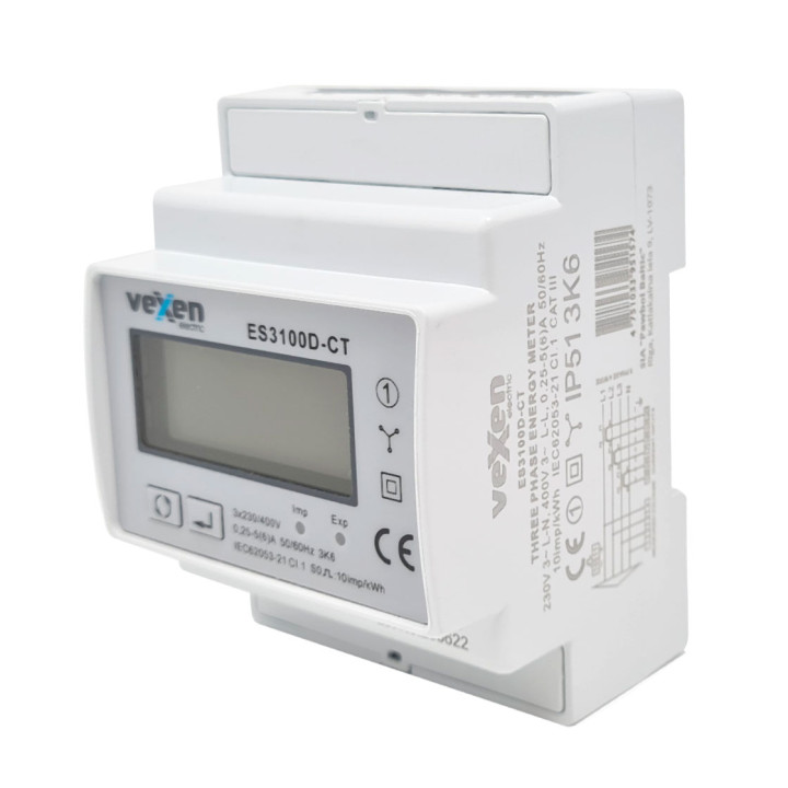 ES3100D-CT kolmefaasiline energiaarvesti CT/5A