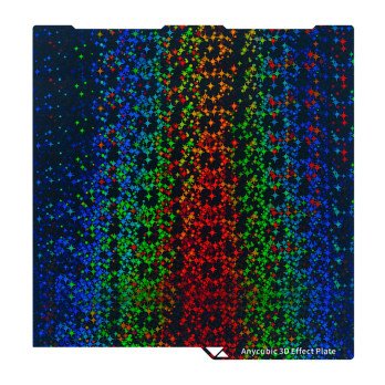 3D-efektiga plaat (kaheksanurk + teemant) Kobra 3/3 Combo/3 V2/3 V2 Combo jaoks