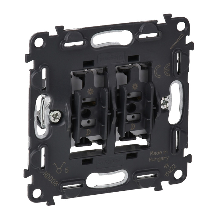 2-gang one-way switch Valena InMatic - 10 AX - 250 V
