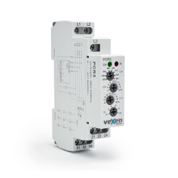 PCR3 3 fazių įtampos valdymo relė 3L 2CO 10A AC230V