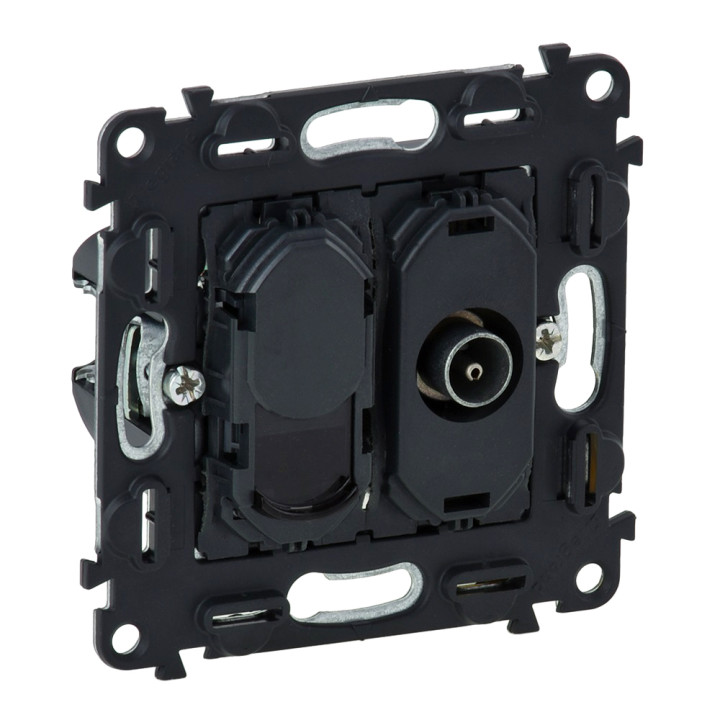 Valena InMatic TV + RJ45 Cat.6 UTP lizdo