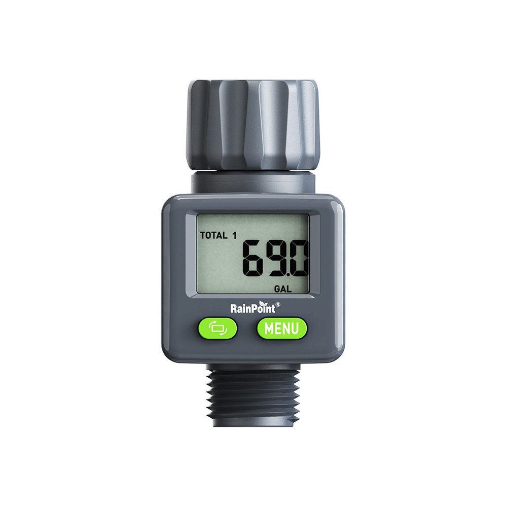 RainPoint digital water flow meter