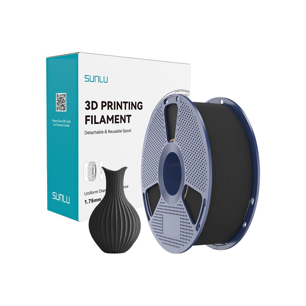 Sunlu PLA Classic Black Filament 1,75mm 1KG