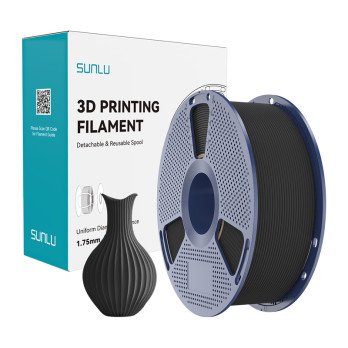 Sunlu PLA Classic Black Filament 1,75mm 1KG
