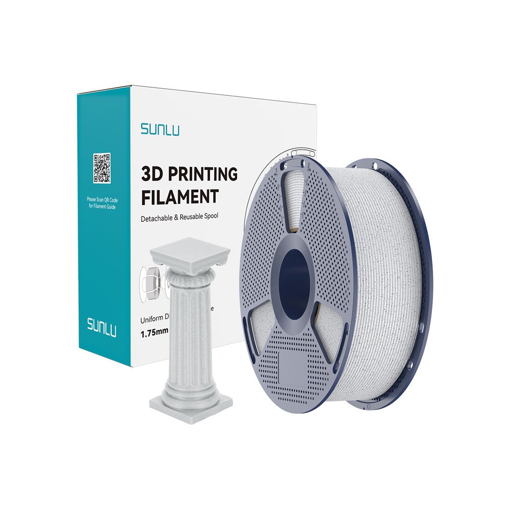 Filament Sunlu PLA kiire marmor (oreo)